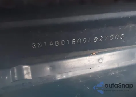 2009 Nissan Sentra 2.0S из США, поврежденный, VIN 3N1AB61E09L627005